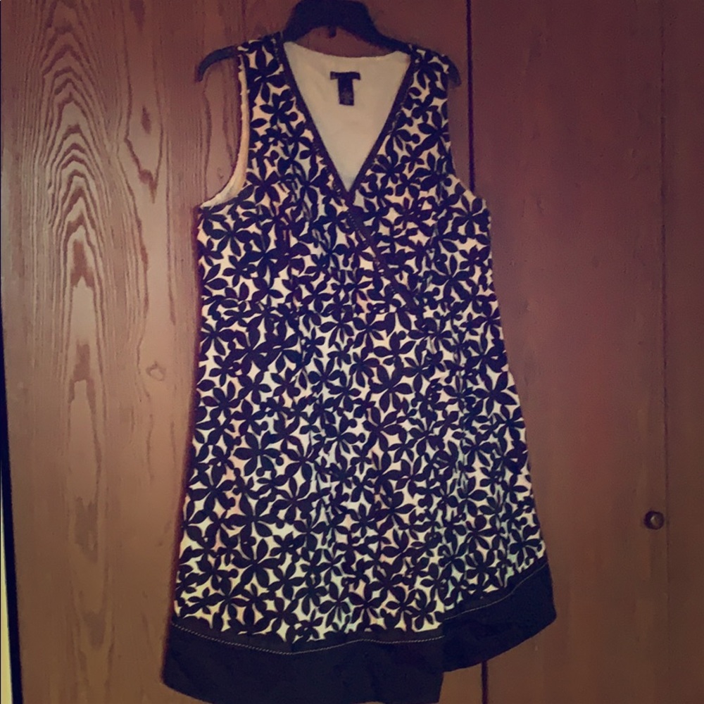Floral print surplice dress sz 18